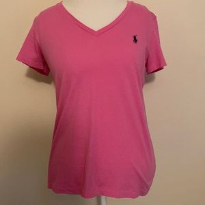 Pink Ralph Lauren tee
